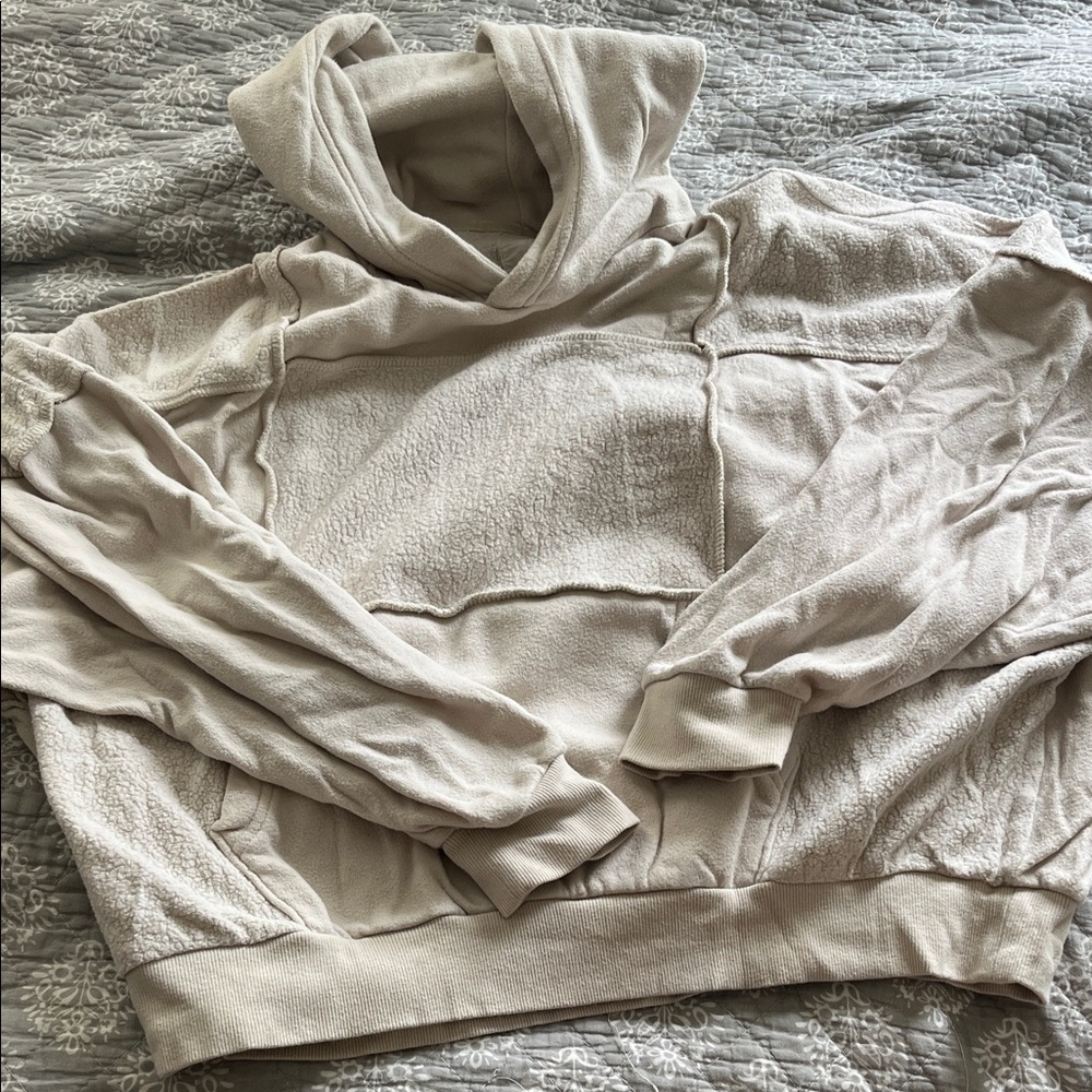 Women’s Aerie Patchwork Hoodie - Picture 2 of 3